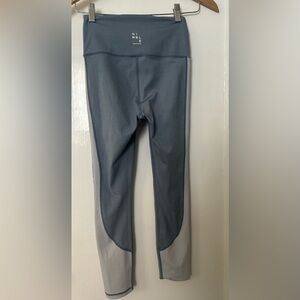 Nimble Blue Leggings with Side Stripe Leggings XS X Small